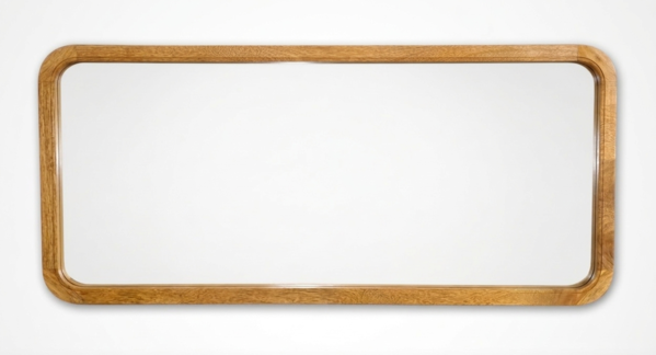 Modern Rectangular Wooden Wall Mirror
