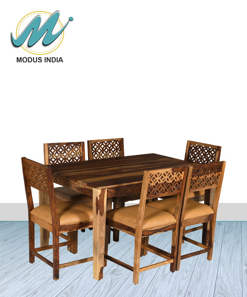 Dining Set 6 Seater- Jali Cut