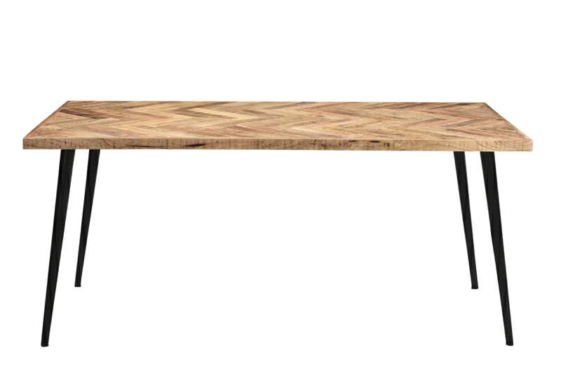 Iron Wooden Dining Table